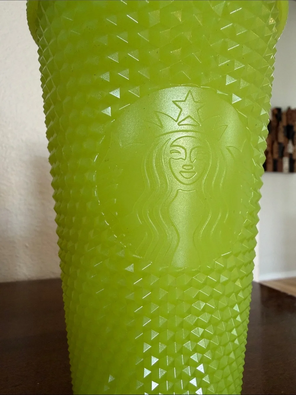 Starbucks Halloween Glow In The Dark Lime Green Studded Reusable Tumbler 16oz